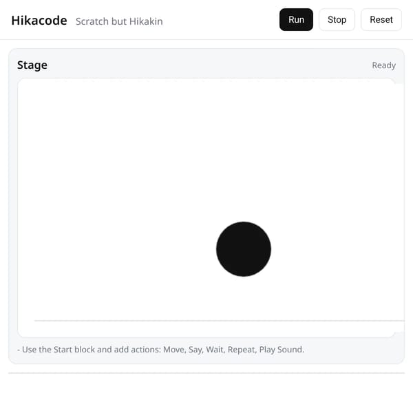 Hikacode — Scratch but Hikakin