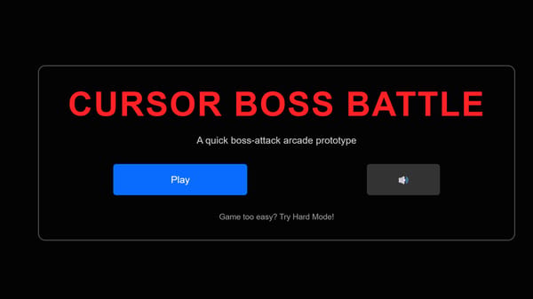 Cursor Boss Battle