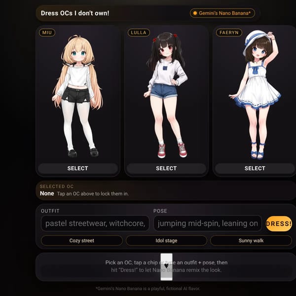 Dress OCs I don't own!