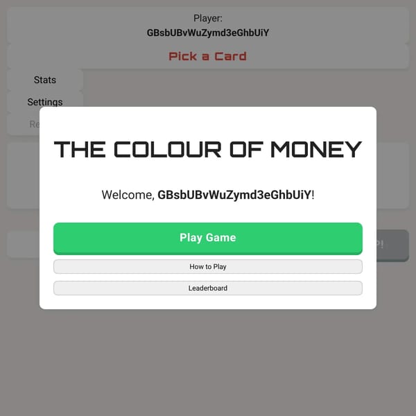 Colour of Money — Mini Game