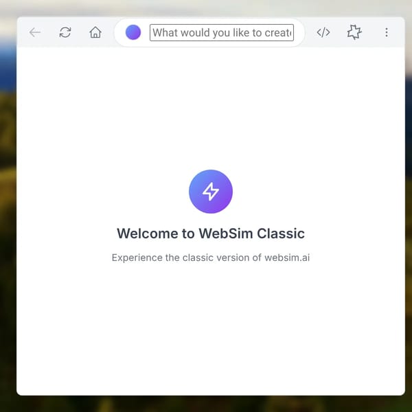 Websim Classic