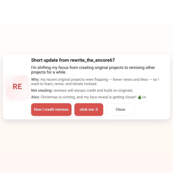 Short update from rewrite_the_encore67