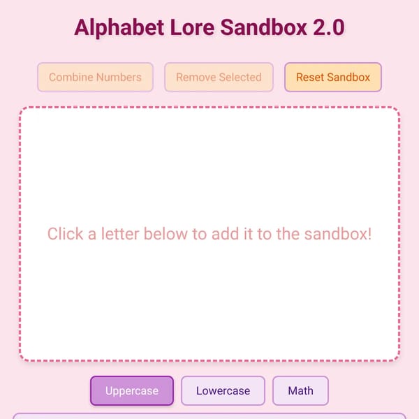 Alphabet Lore Sandbox 2.0