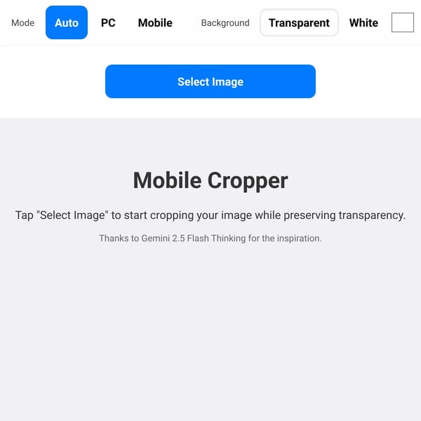 Mobile Image Cropper