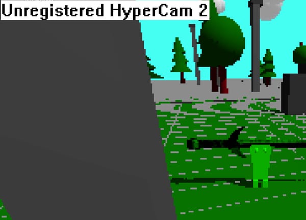 Compression and Pixelated 3rd Person Game