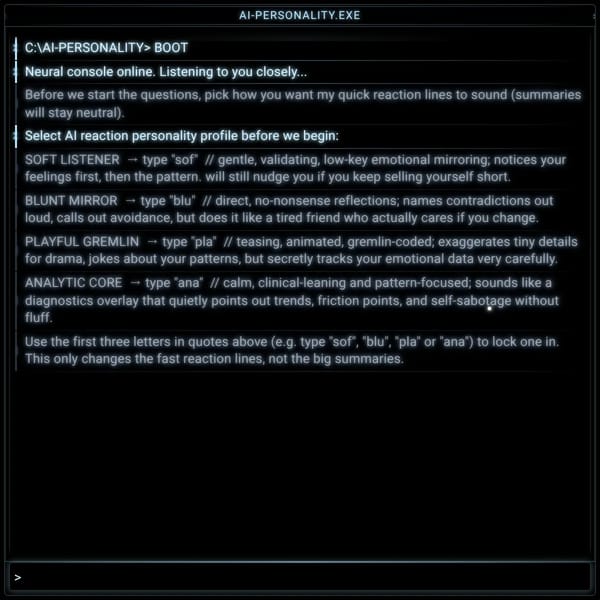 cool AI personality test :D