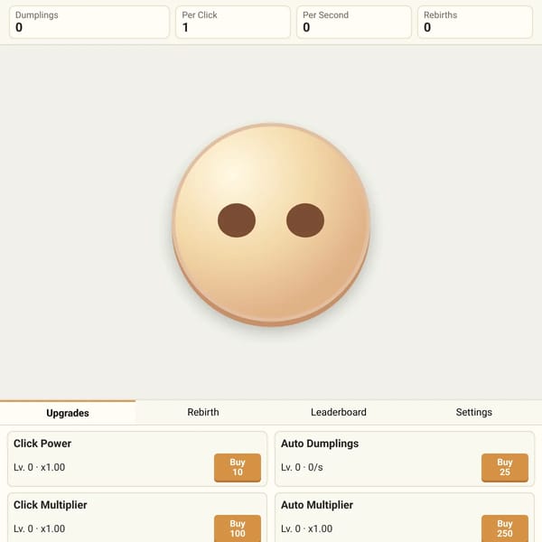 Dumpling Clicker