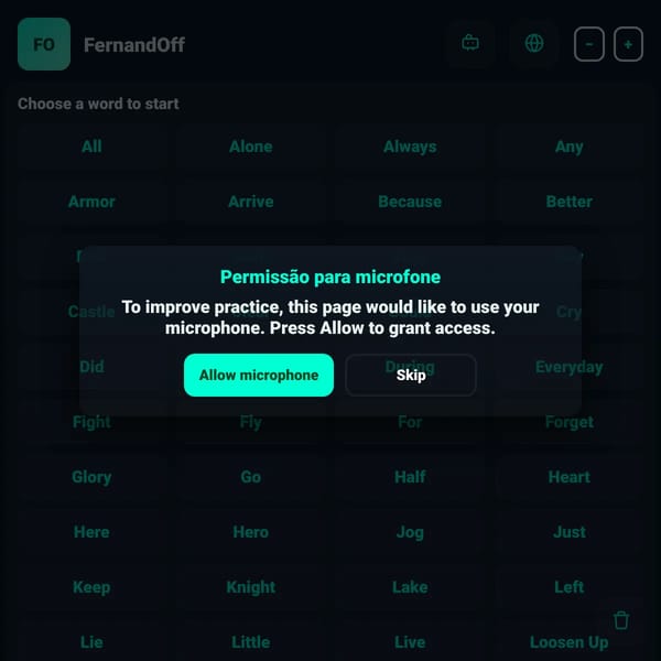 Aprender Inglês — Offline