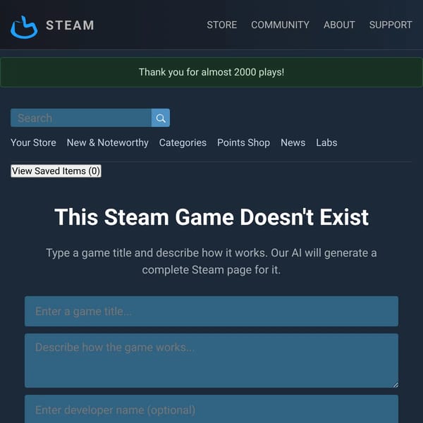 This Steam Game Doesn't Exist but better