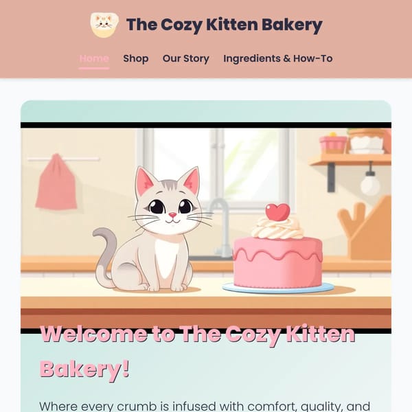 The Cozy Kitten Bakery