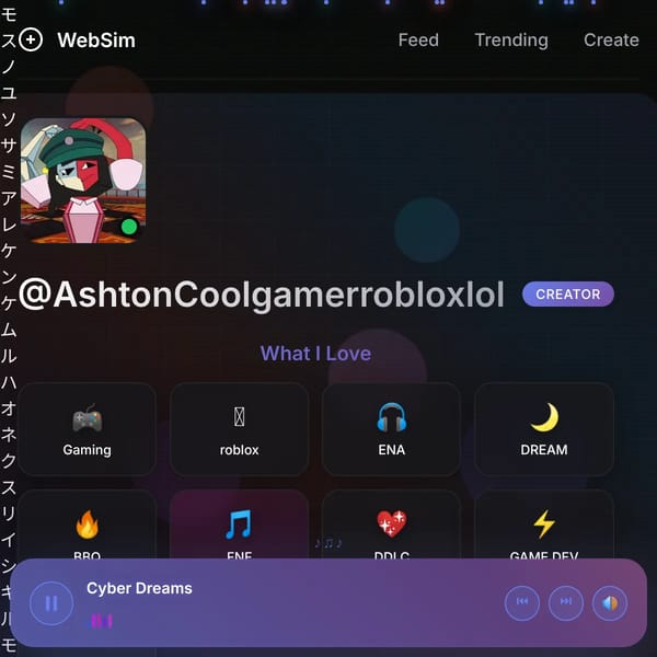 Profile - WebSim