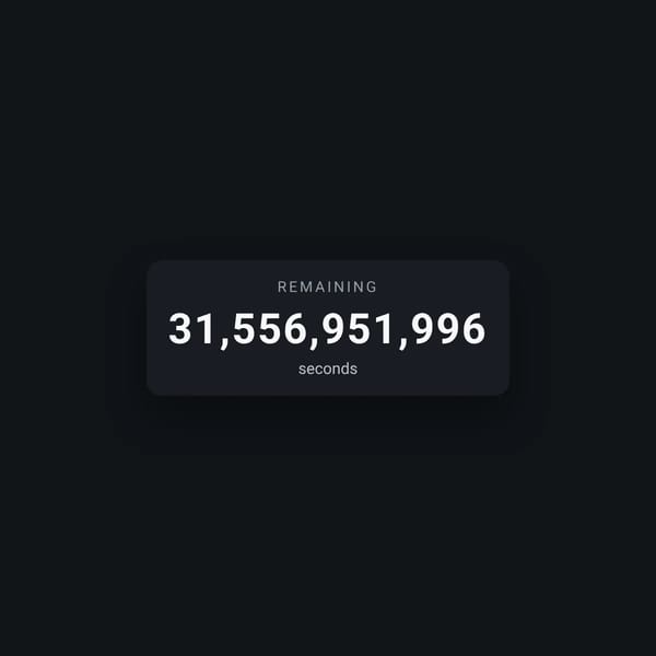 1,000 Years countdown