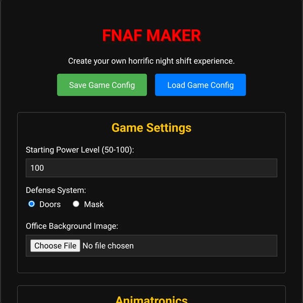 FNAF Maker
