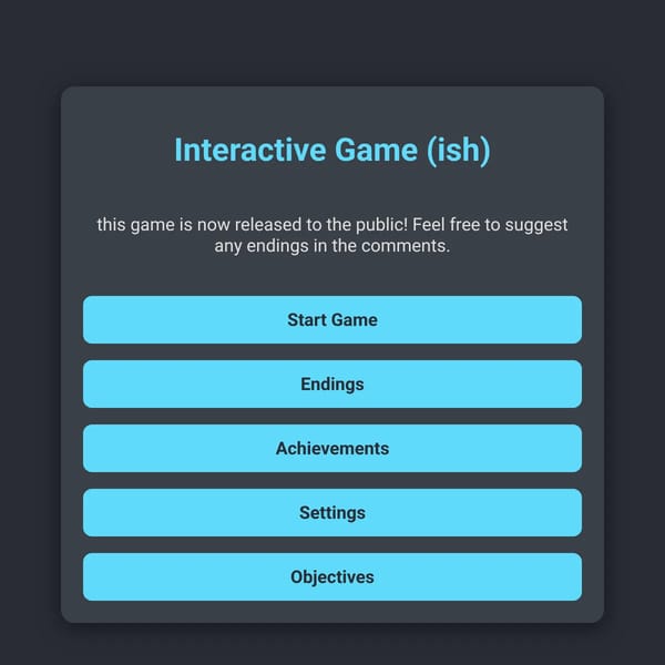 Interactive Game (ish)