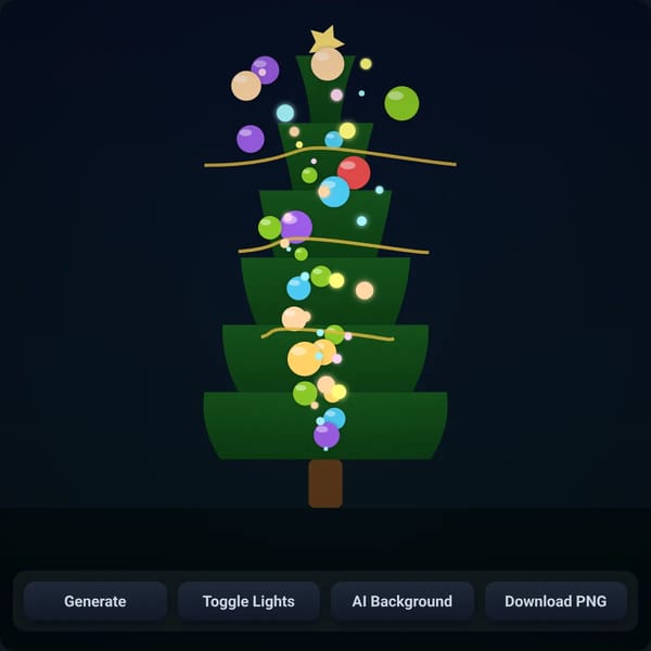 AI Christmas Tree Generator