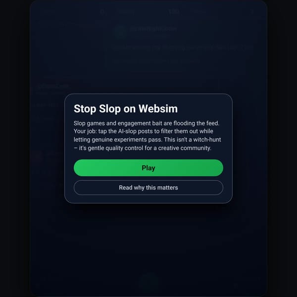 Stop Slop on Websim