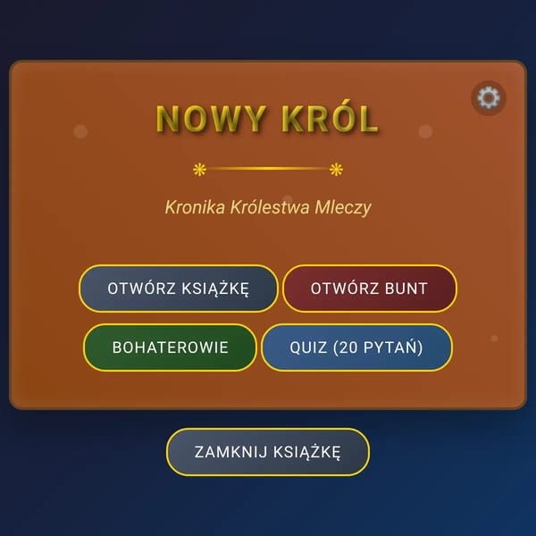 Nowy Król - Interaktywna Książka