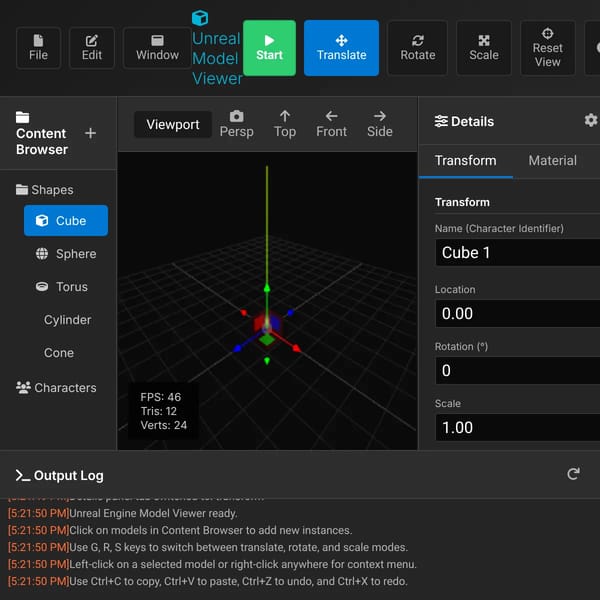 Unreal Engine - Model Only