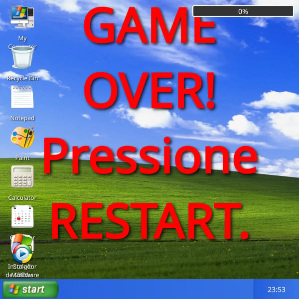 Windows XP but it a boss fight