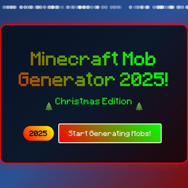 Minecraft Mob generator (I AM BACK!!)