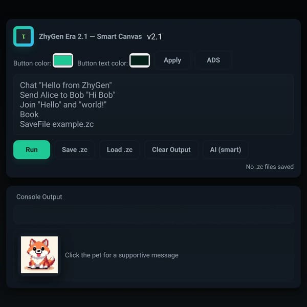 ZhyGen – Generate, Optimize, Create