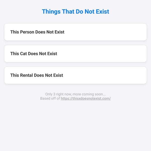 This X Does Not Exist