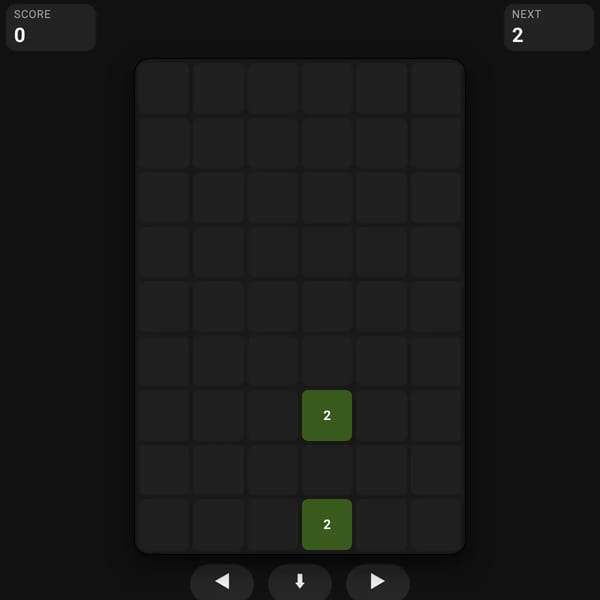 Cube Drop 2048