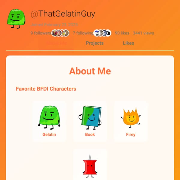 User Profile on WebSim