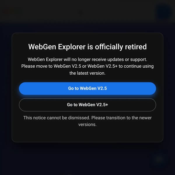 WebGen Explorer