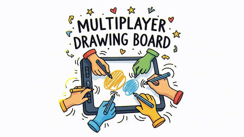 Multiplayer drawing board