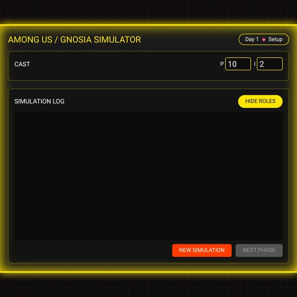 Among Us / Gnosia Simulator