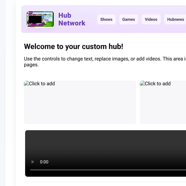 Hub Network Editor