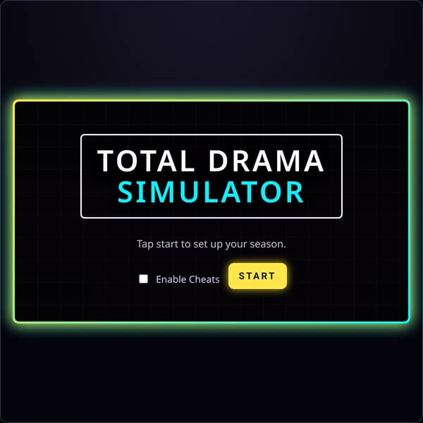 Total Drama Simulator — Setup