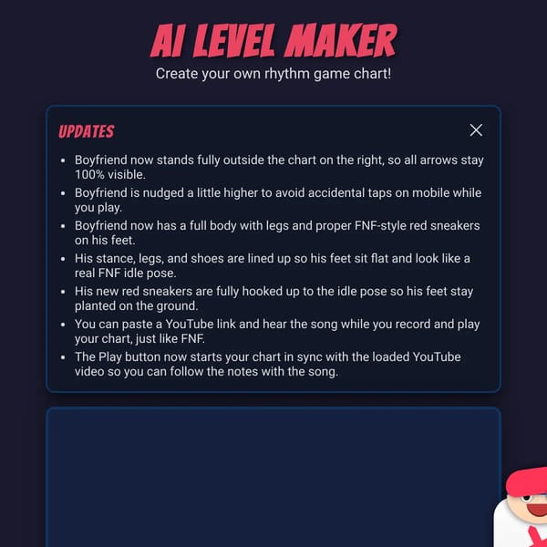 FNF Level Maker (1000 VISITS)