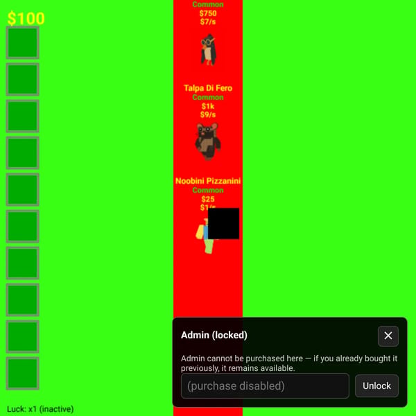 Steal a Brainrot