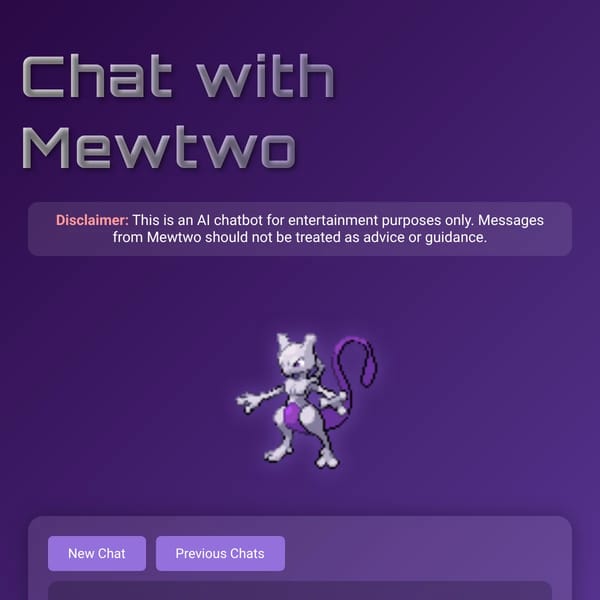 Chat with Mewtwo