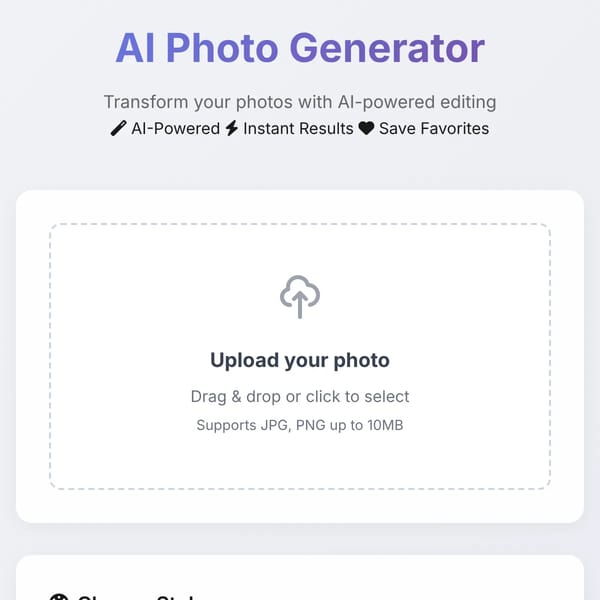 AI Photo Generator