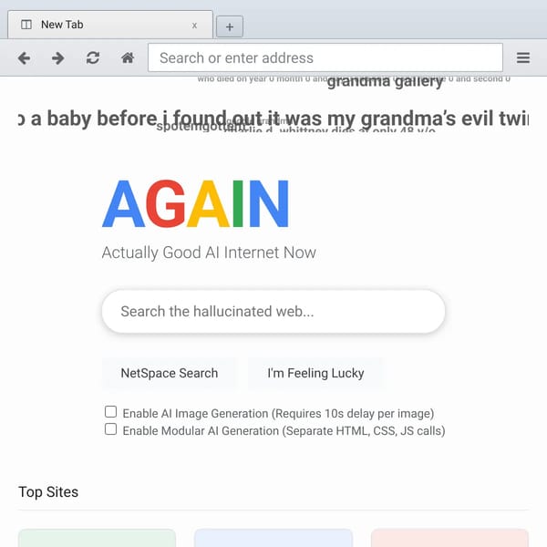Actually Good AI Internet Now