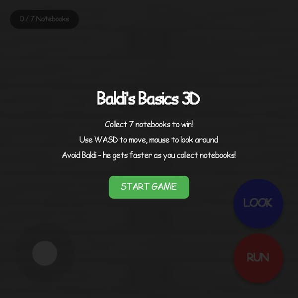 Baldi's Basics 3D