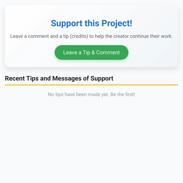 Support this Project!