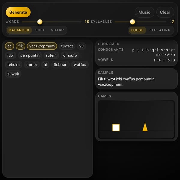 Language Generator