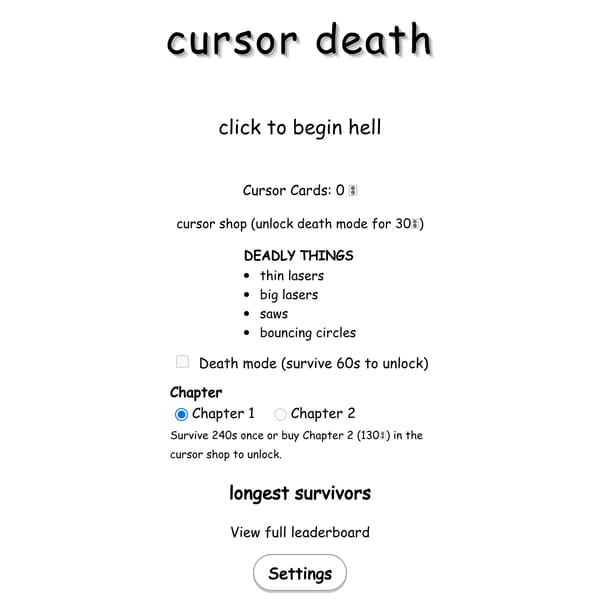 Cursor Death Remaster