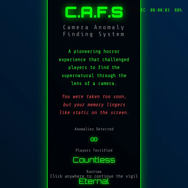 In Memory: C.A.F.S