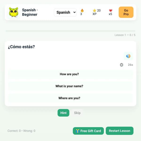 Duolingo — Mini