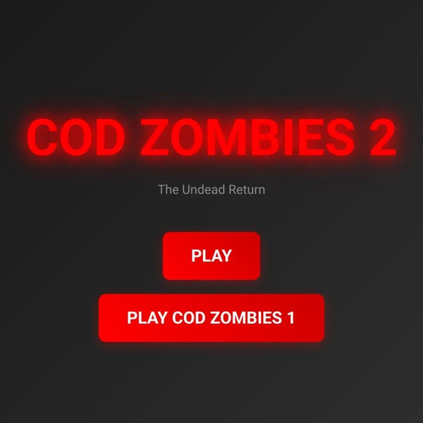 COD Zombies 2 (PRE-ALPHA)