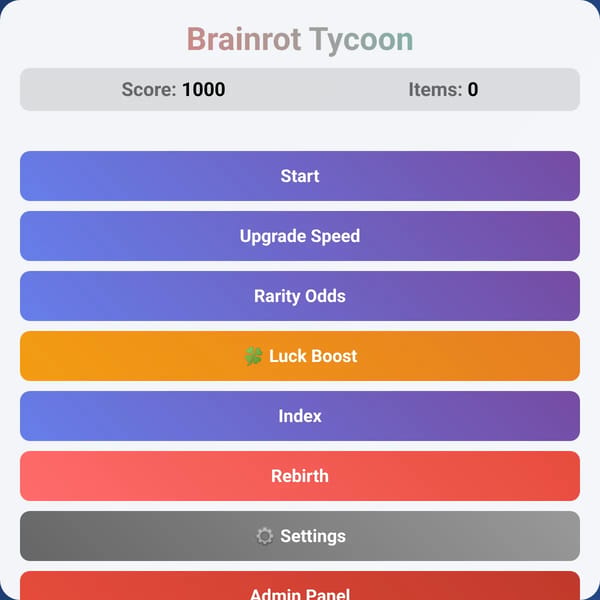 Brainrot Tycoon