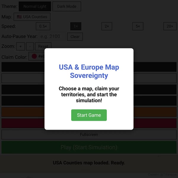 Sovereignty Simulator - USA (v11.6)