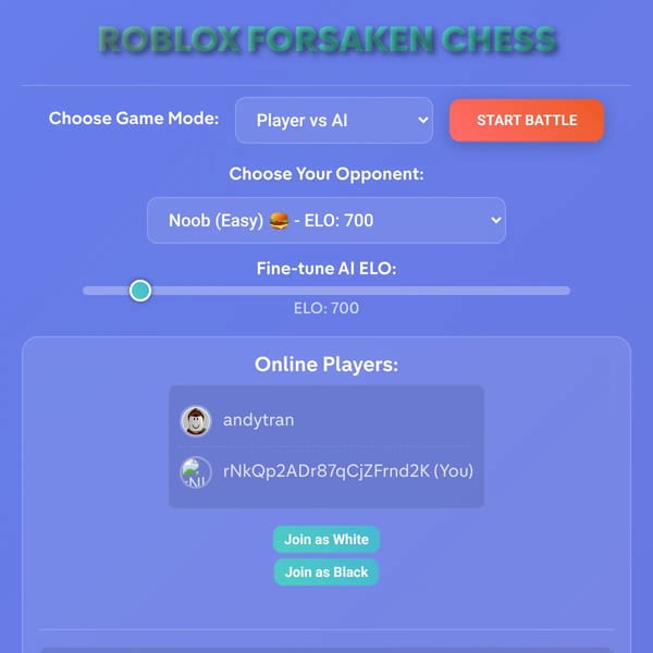 Roblox Forsaken Chess