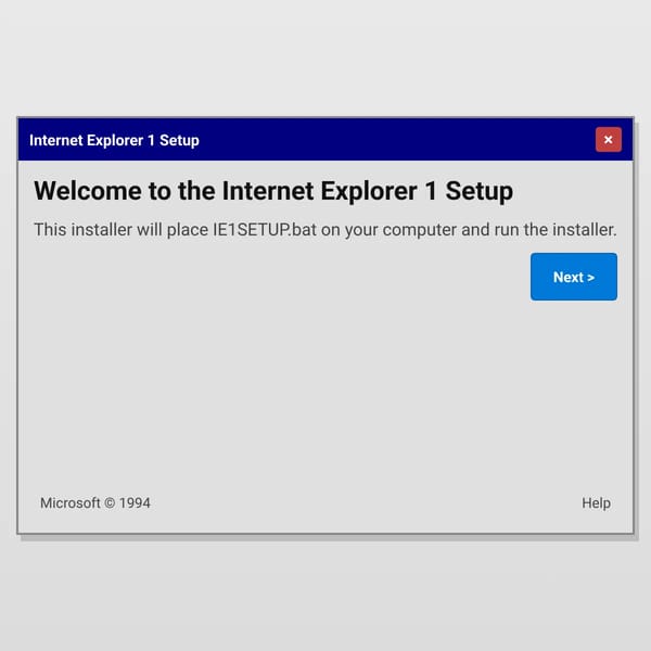 IE1 Installer (1994)