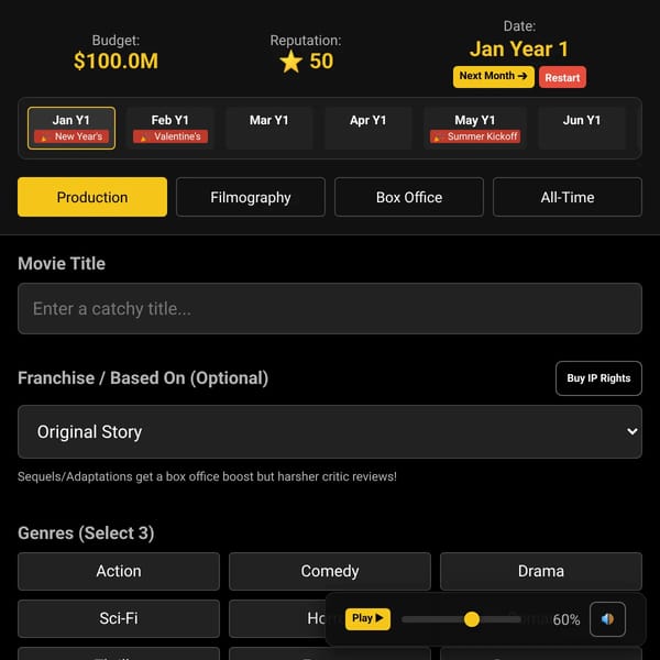 Director Sim: Hollywood Tycoon